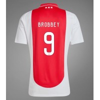 Ajax Brian Brobbey #9 Hemmatröja 2024-25 Korta ärmar